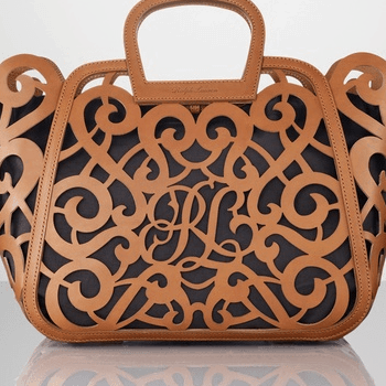 Laser cut leather and textiles for craft projects